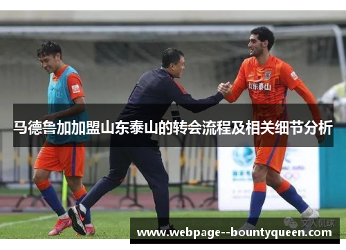 马德鲁加加盟山东泰山的转会流程及相关细节分析
